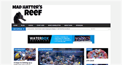 Desktop Screenshot of madhattersreef.com